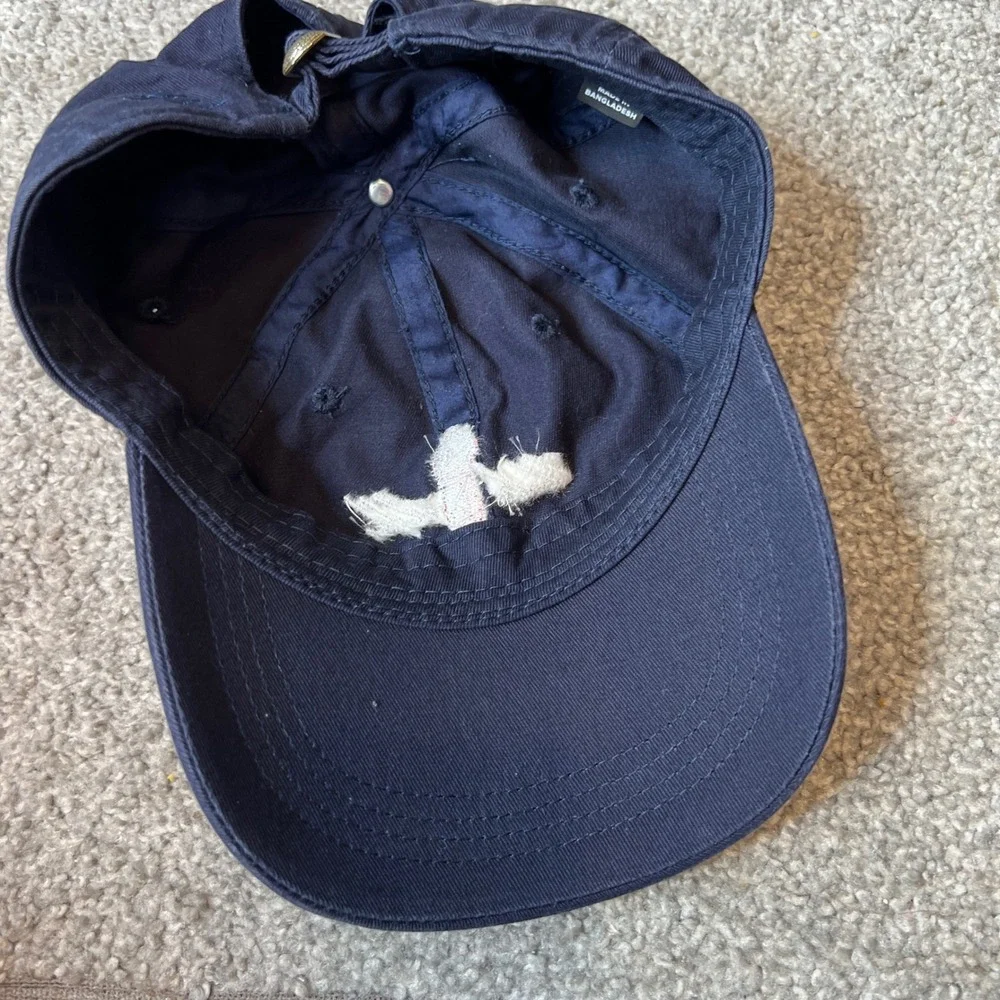 Charlie Rymer Golf Hat Navy Blue Embroidered Baseball Cap logo dad adjustable‎